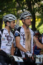 Mikey & Ben on the start line at Tymor 2012
