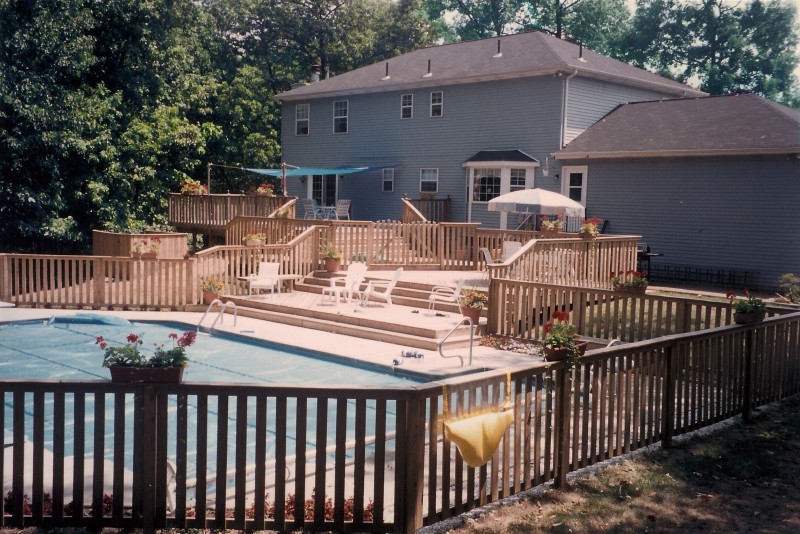 Multi-Level Pool Deck